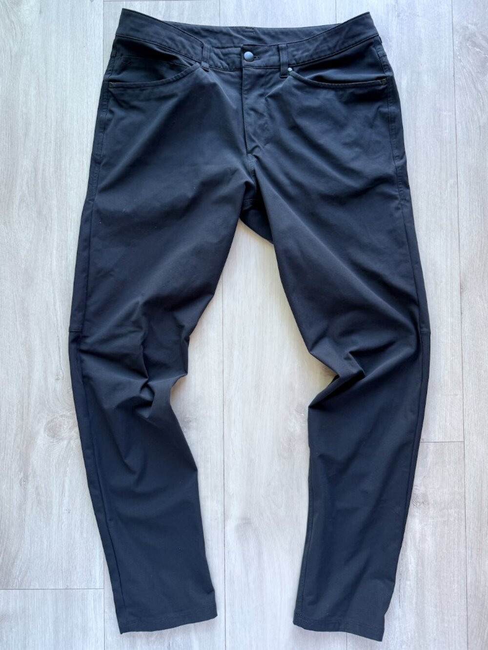 Lululemon ABC Slim-Fit 5-Pocket Pant Warpstreme Black Size 32
